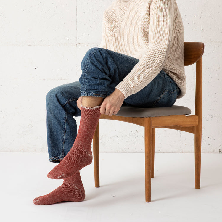 NISHIGUCHI KUTSUSHITA | ニシグチクツシタ シルクコットンホームソックスM