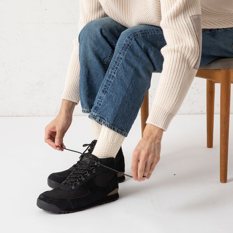 NISHIGUCHI KUTSUSHITA | ニシグチクツシタ ウールコットンブーツソックス