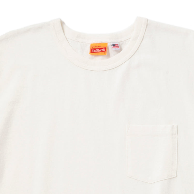 Healthknit | ヘルスニット Made in U.S.A. クルーネックネック半袖ポケットTシャツ