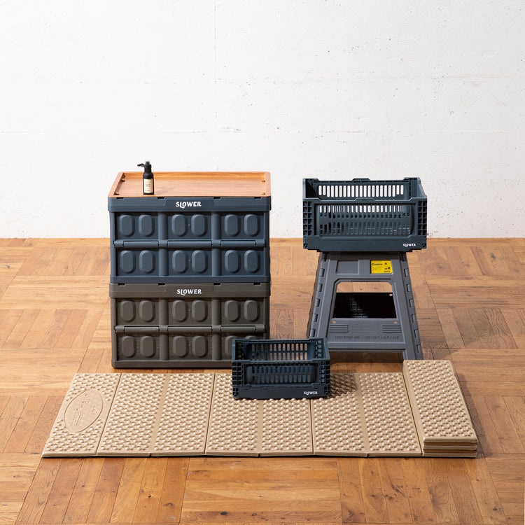 SLOWER | スロウワー FOLDING CONTAINER Bask(S)