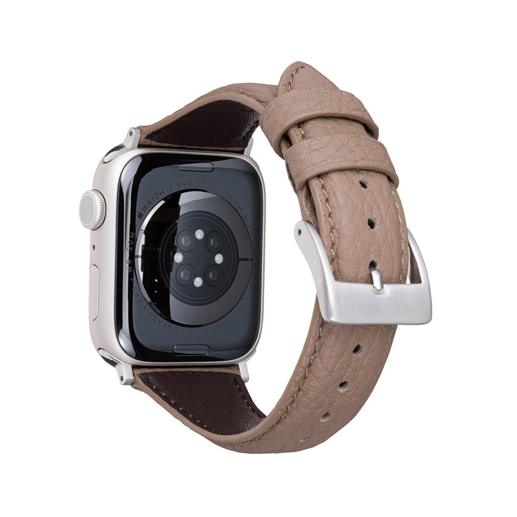 GRAMAS | グラマス　German Shrunken-calf Genuine Leather Watchband Pin Buckle Type for Apple Watch