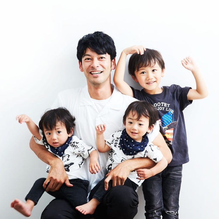 久保田さんは長男+双子の男の子という3児の父!