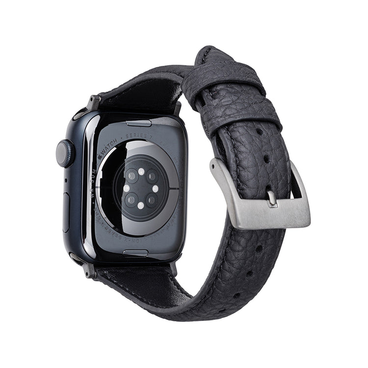 GRAMAS | グラマス　German Shrunken-calf Genuine Leather Watchband Pin Buckle Type for Apple Watch