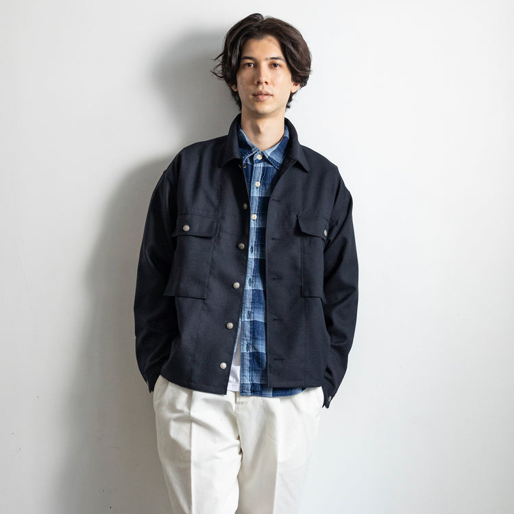 NIGEL CABOURN | ナイジェル・ケーボン　Begin別注 ユーティリティジャケット ミックスウール