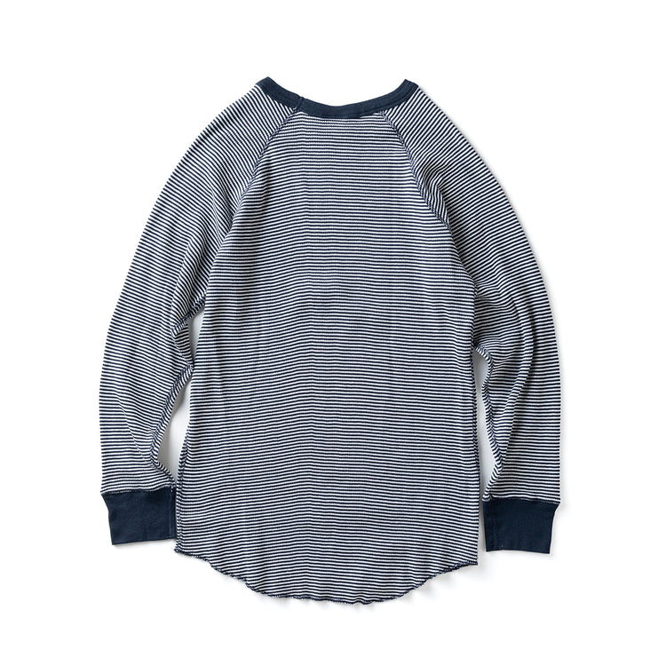Healthknit | ヘルスニット Begin別注 微ロング丈ベーシックワッフル長袖クルーTシャツ