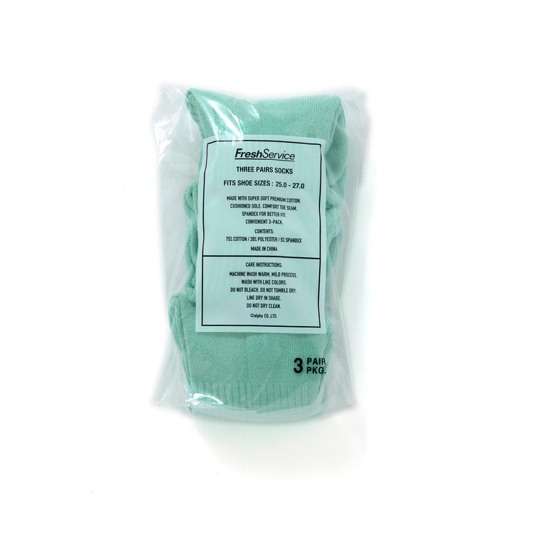 FreshService | フレッシュサービス ORIGINAL 3-PACK SHORT SOCKS