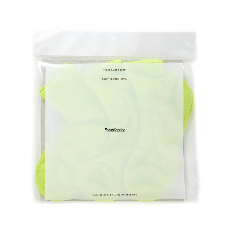 FreshService | フレッシュサービス ORIGINAL 3-PACK SHORT SOCKS