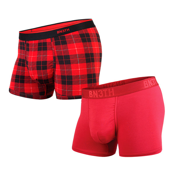 CRIMSON FIRESIDE-PLAID RED