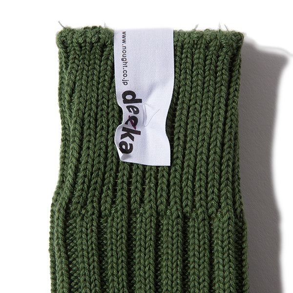 decka quality socks | デカ クォリティソックス Cased Heavyweight Plain Socks -1st Collections-