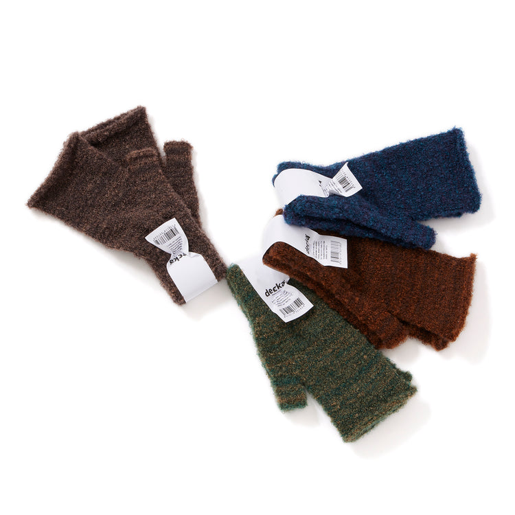 decka Quality socks | デカ クォリティソックス Fingerless Gloves | Mohair