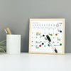 kikkerland | キッカーランド White Board Calendar