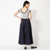 caqu | サキュウ FSロングフレアスカート
