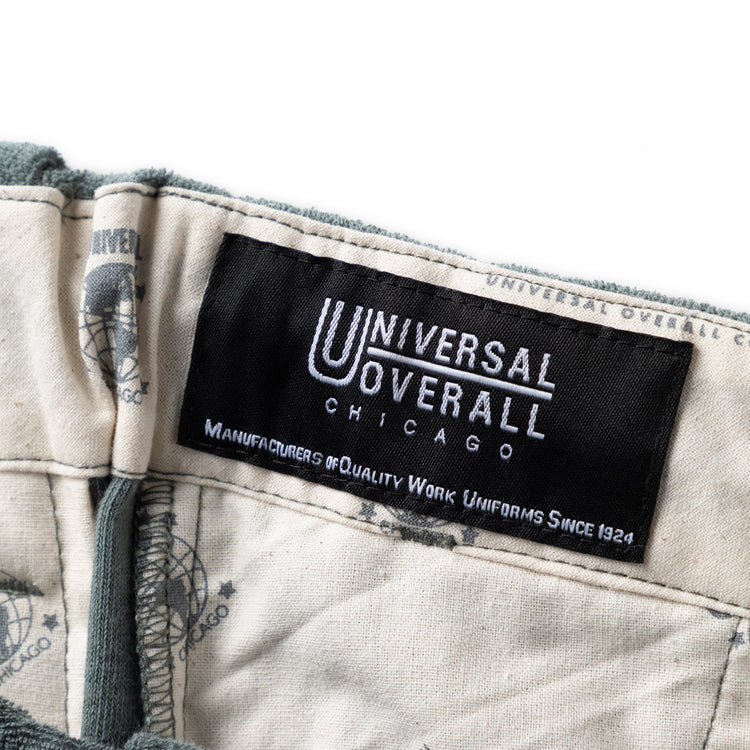 UNIVERSAL OVERALL | ユニバーサルオーバーオール Begin別注 心地いいタックテーパードパイルパンツ