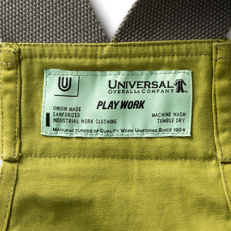 UNIVERSAL OVERALL PLAY WORK×勘兵衛園 | ユニバーサルオーバーオール プレイワーク×カンベエエン Begin別注 梨園とつくった本気のワークベスト
