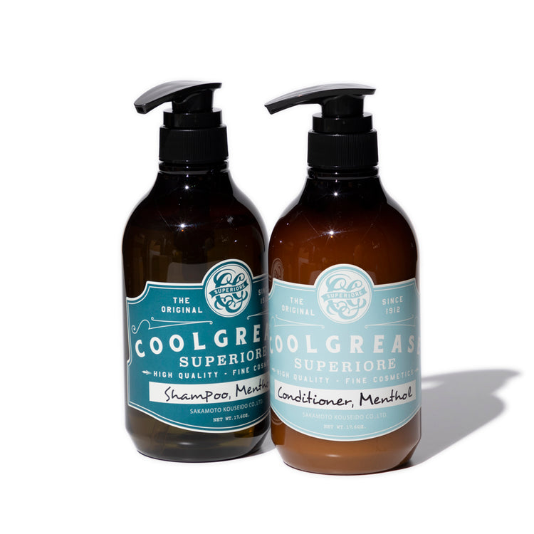 COOLGREASE SUPERIORE | クールグリース スペリオーレ SHAMPOO/CONDITIONER MENTHOL