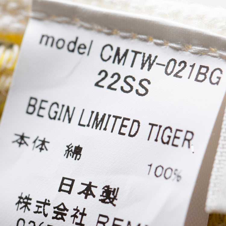 CAL O LINE | キャル オー ライン　TIBETAN TIGER FACE TOWEL BEGIN LIMITED COLOR