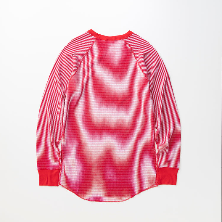 Healthknit | ヘルスニット Begin別注 微ロング丈ベーシックワッフル長袖クルーTシャツ