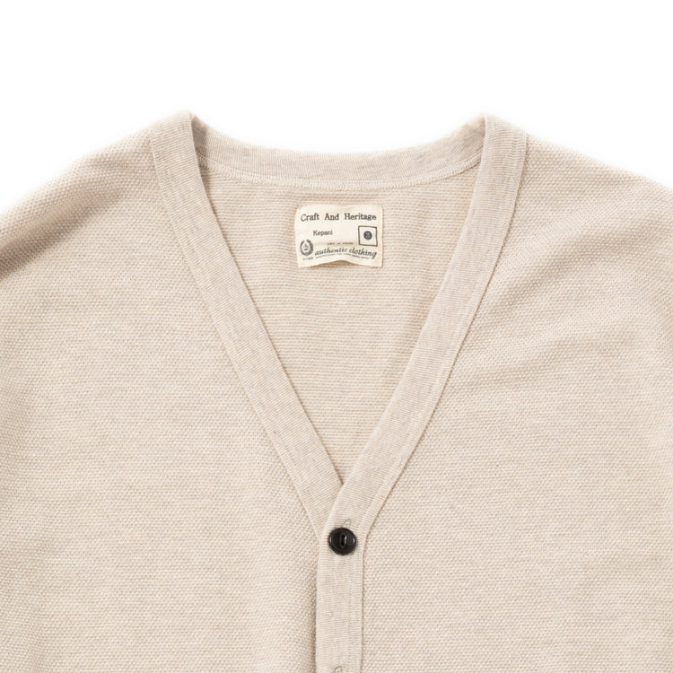 kepani | ケパニ PIQUE CARDIGAN