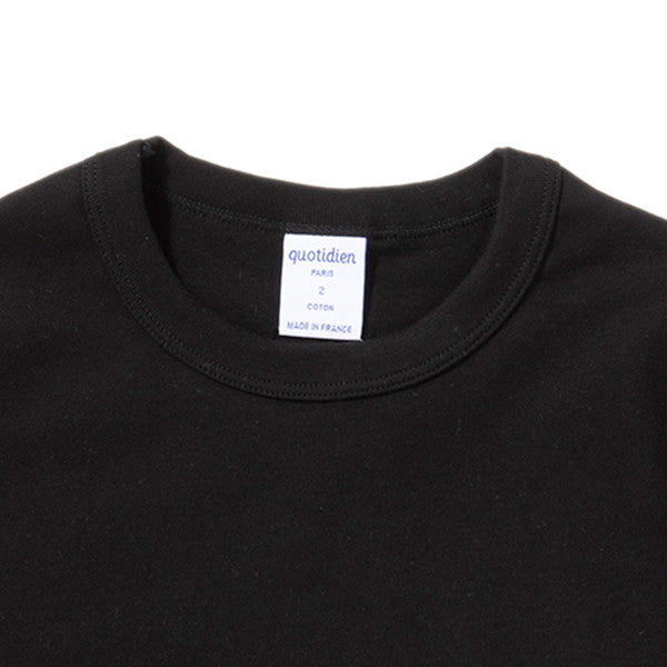 quotidien | コティディアン リブ袖L/S T