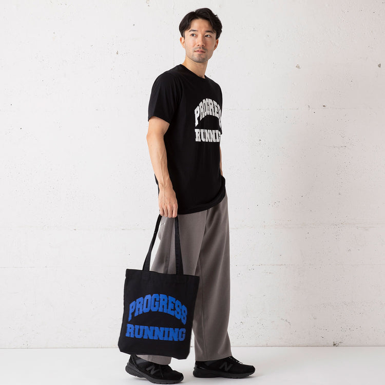PROGRESS RUNNING CLUB | プログレス ランニング クラブ Begin別注 VARSITY LOGO TOTE
