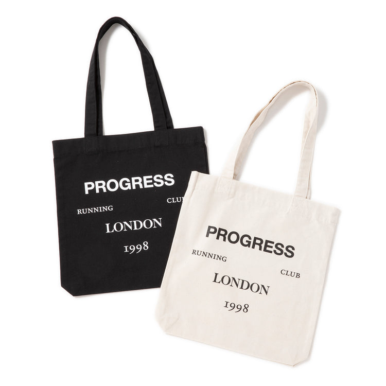 PROGRESS RUNNING CLUB | プログレス ランニング クラブ　LONDON LOGO TOTE