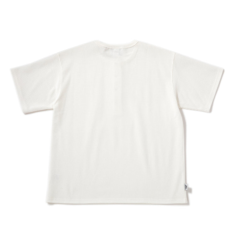 gym master | ジムマスター 7.2ozドライワッフルヘンリーネックTee