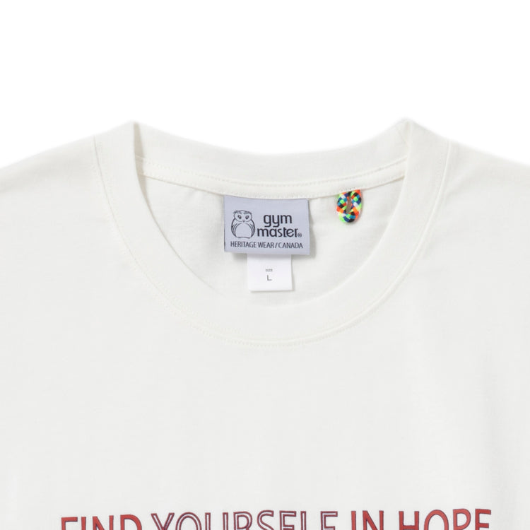 gym master | ジムマスター “FIND IN HOPE”プリント7.4ozTee