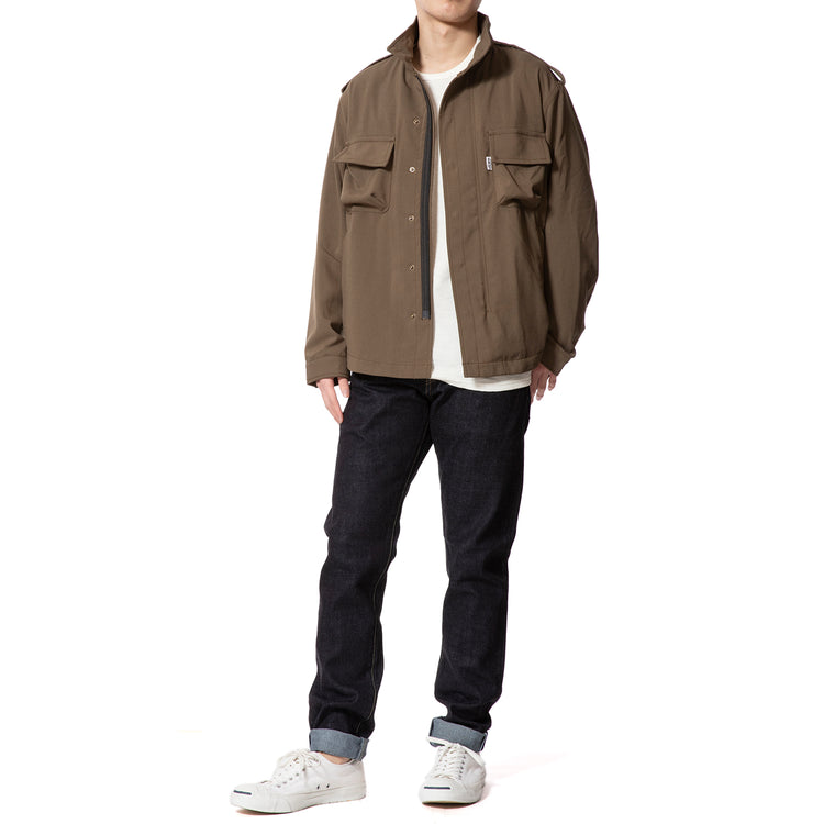 JRD by JARLD | ジェイアールディー バイ ジャールド 撥水速乾ストレッチ M-65 ジャケット STAND COLLAR MILITARY JACKET