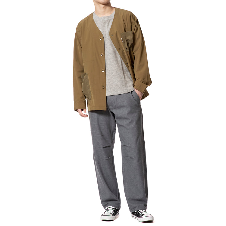 JRD by JARLD | ジェイアールディー バイ ジャールド 撥水ストレッチ ノーカラー カバーオール NO COLLAR COVERALL JACKET