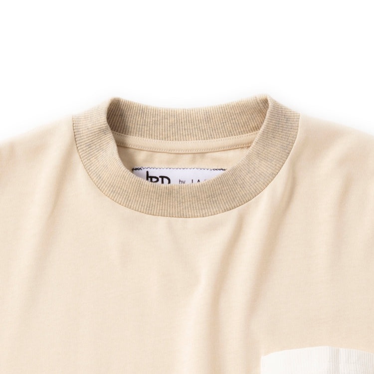 JRD by JARLD | ジェイアールディー バイ ジャールド 異素材ポケット ドロップショルダーロンT DROP SHOULDER LONG SLEEVE