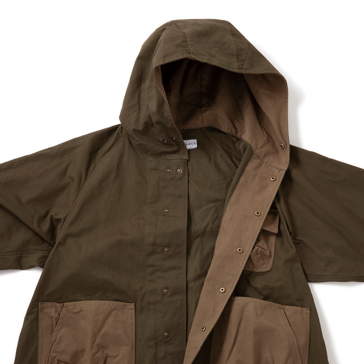 JRD by JARLD | ジェイアールディー バイ ジャールド フード ポンチョコート HOODED FIRE PROOF PONCHO COAT
