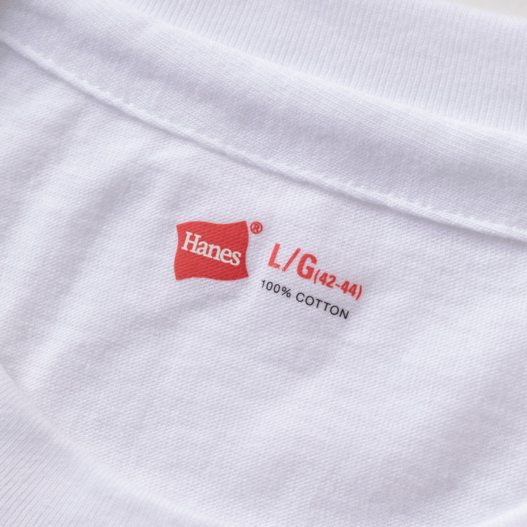 Hanes | ヘインズ 3P 赤ラベルクルーネックTシャツ