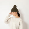 WHITE MAILS | ホワイトメイルズ WOOL PAPER DOUBLE KNIT RIB BEANIE