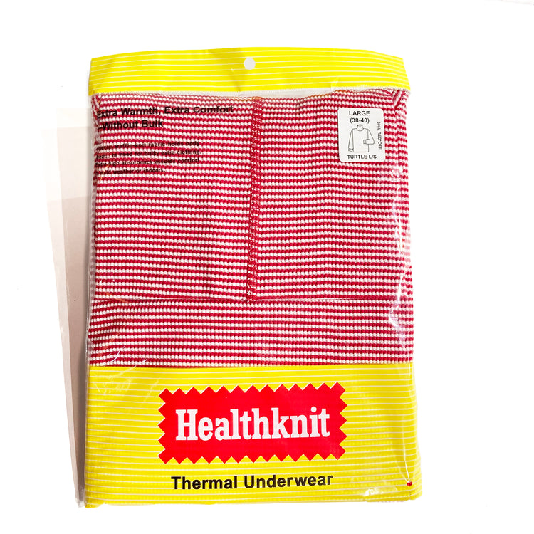 Healthknit | ヘルスニット ベーシックワッフルタートルネック長袖