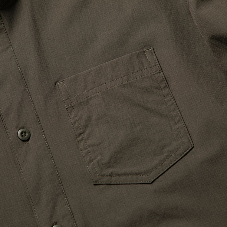 Coleman | コールマン Begin別注 Rip Stop Band Collar P/O Shirts