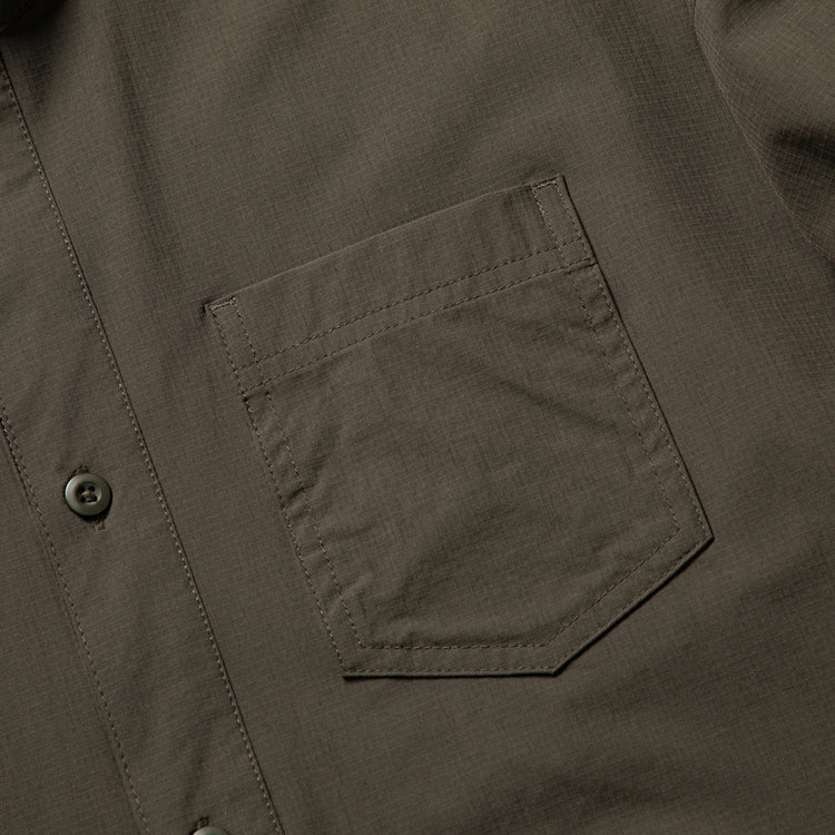 Coleman | コールマン　Begin別注 Rip Stop Band Collar P/O Shirts