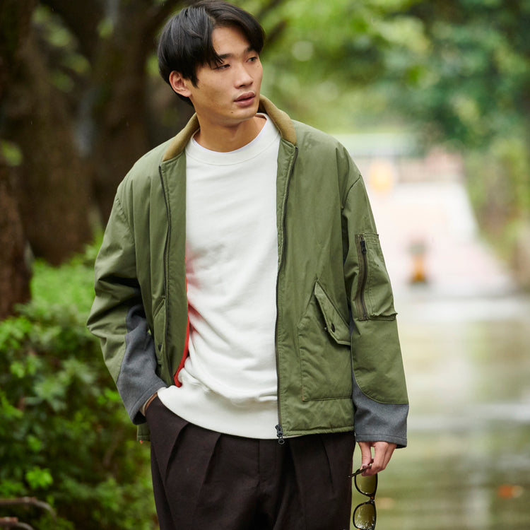 melple | メイプル Begin別注 コーデュラ混ロクヨン MA-1