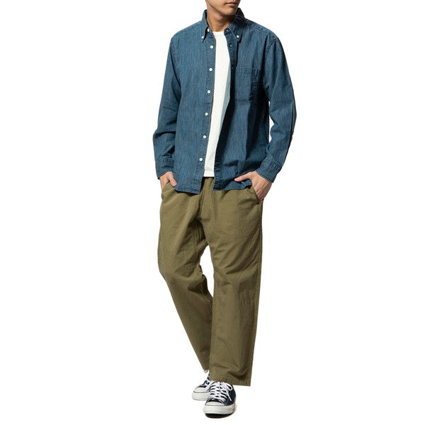 MANUAL ALPHABET | マニュアルアルファベット 6oz DENIM BD SHT/Bulging Fit