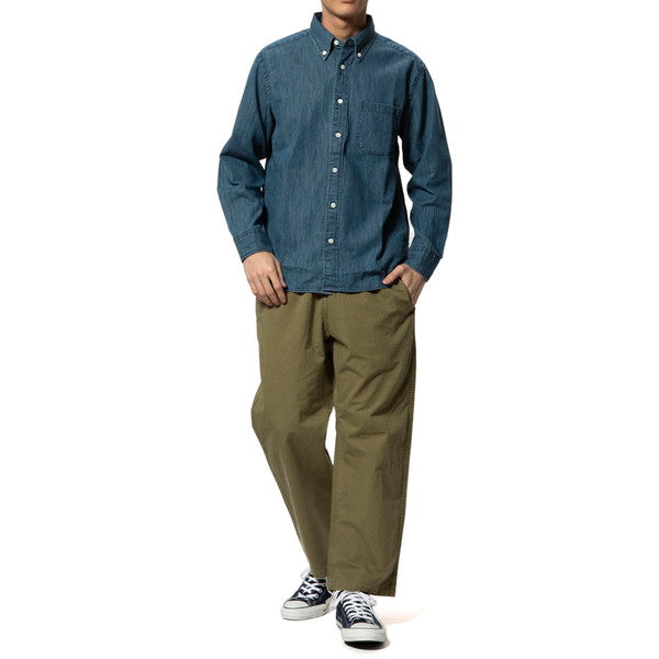 MANUAL ALPHABET | マニュアルアルファベット 6oz DENIM BD SHT/Bulging Fit