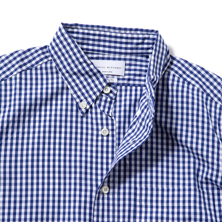 MANUAL ALPHABET | マニュアルアルファベット GINGHAM BD SHT/Suitable Fit