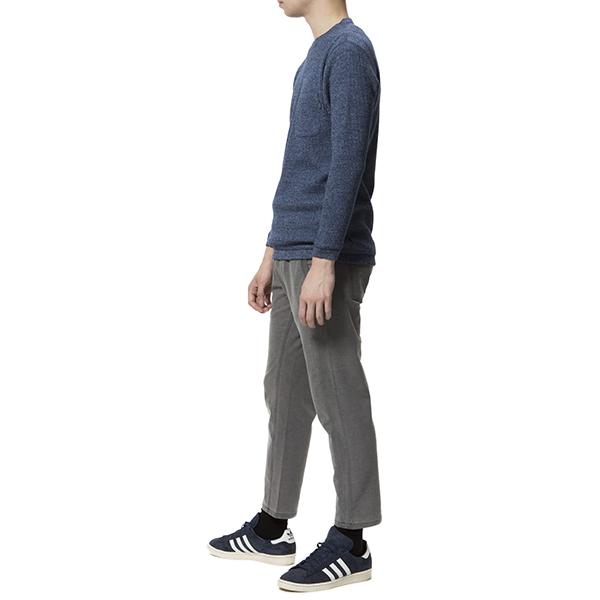 feel so easy good things for relaxing | フィールソーイージーグッドシングスフォーリラクシング Indigo Stretch Sweat Side Rib Pants