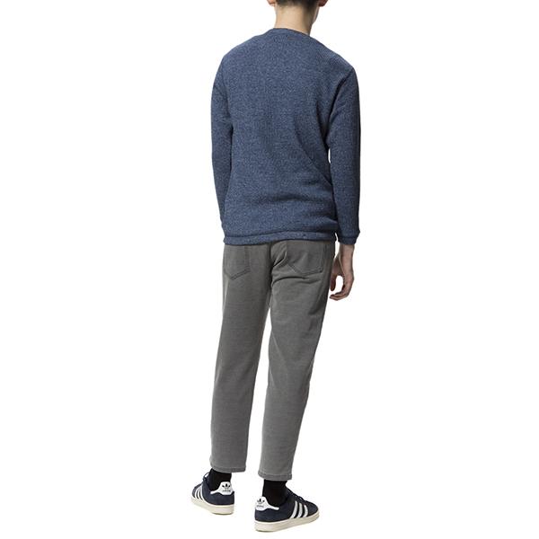 feel so easy good things for relaxing | フィールソーイージーグッドシングスフォーリラクシング Indigo Stretch Sweat Side Rib Pants
