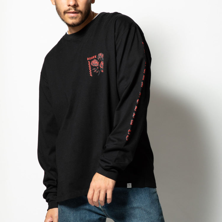 ROARK REVIVAL | ロアークリバイバル “LA ROSA” L/S TEE