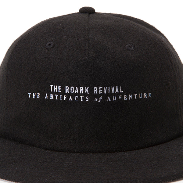 ROARK REVIVAL | ロアークリバイバル WOOL LOGO CAP w/LEATHER CLOSURE
