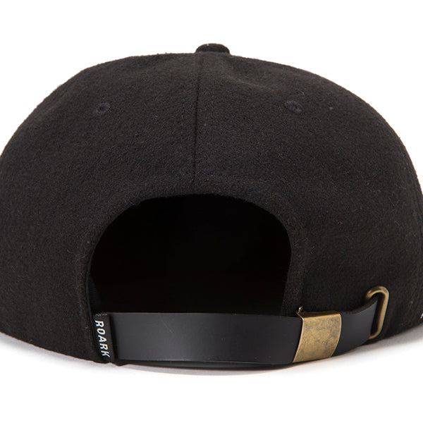 ROARK REVIVAL | ロアークリバイバル WOOL LOGO CAP w/LEATHER CLOSURE