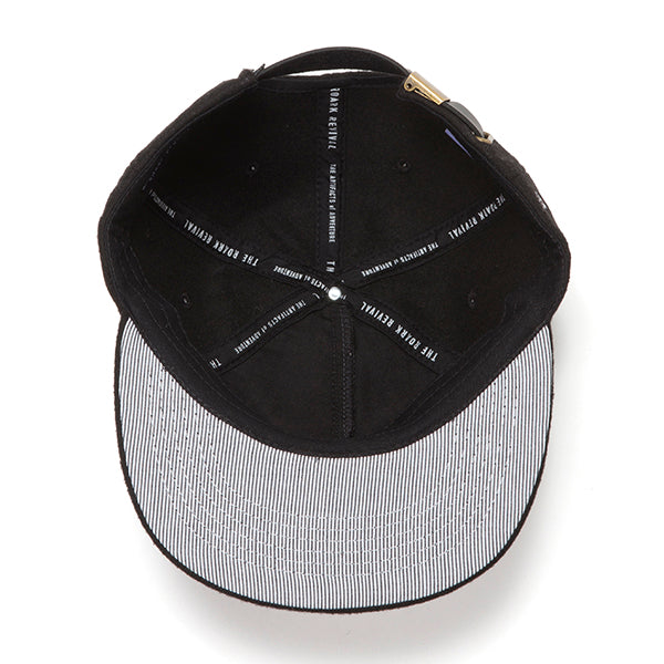 ROARK REVIVAL | ロアークリバイバル　WOOL LOGO CAP w/LEATHER CLOSURE