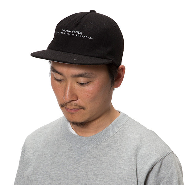 ROARK REVIVAL | ロアークリバイバル　WOOL LOGO CAP w/LEATHER CLOSURE