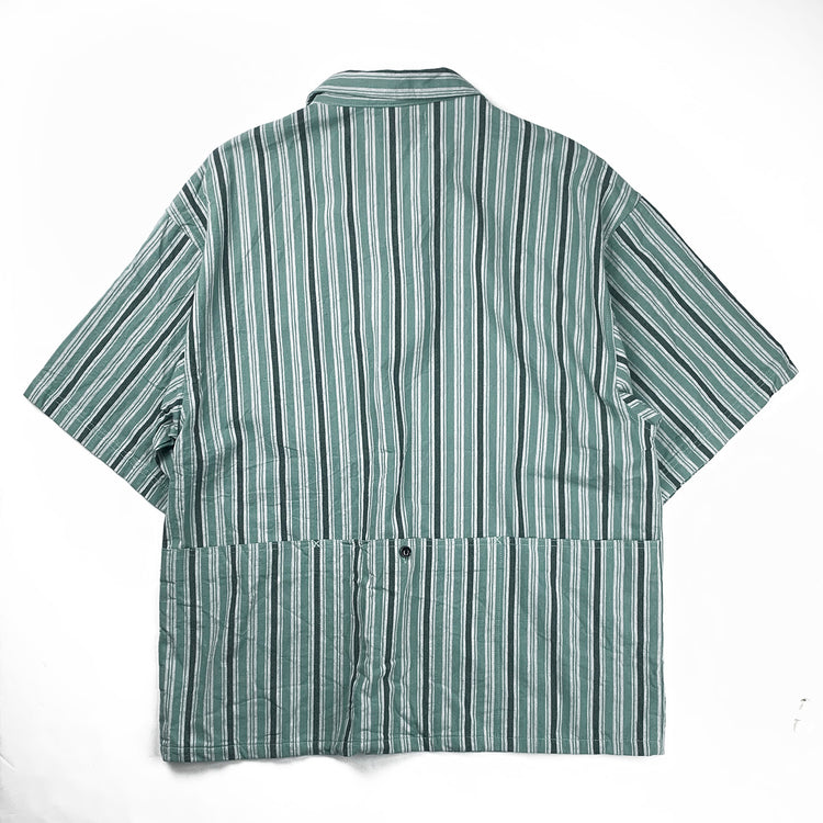 WILDERNESS EXPERIENCE | ウィルダネスエクスペリエンス Striped half zip shirt