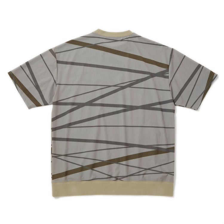 WILDERNESS EXPERIENCE | ウィルダネスエクスペリエンス Begin別注 イレギュラーなマルチボーダーポケットTシャツ