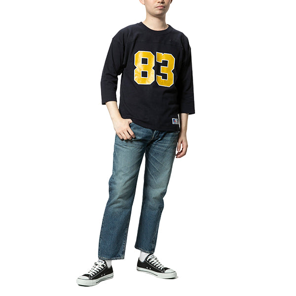 RUSSELL ATHLETIC | ラッセルアスレティック 7分袖フットボールTee